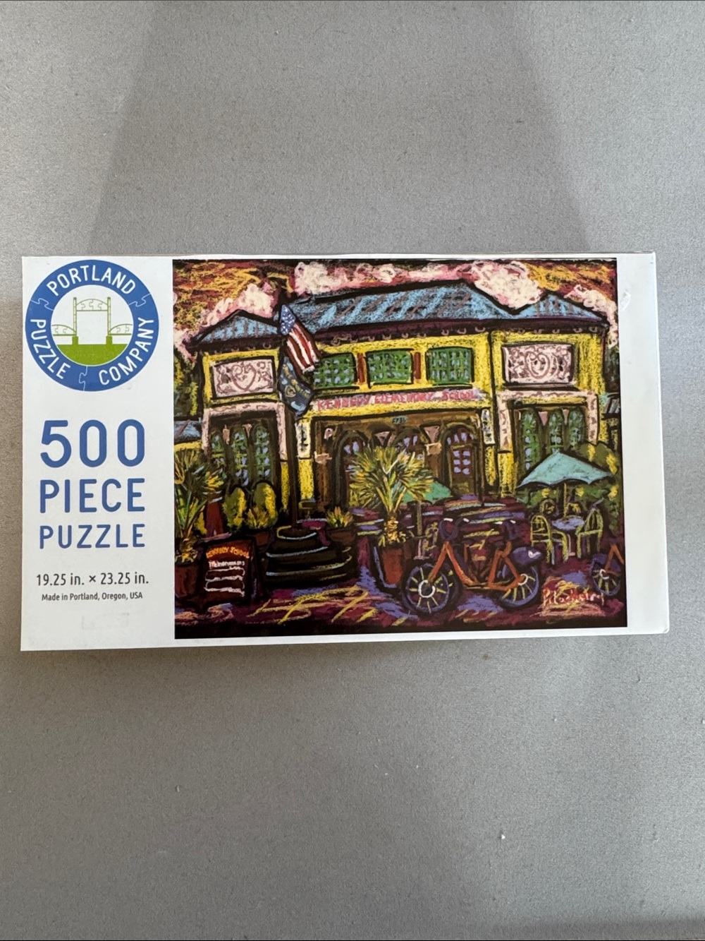 Portland Puzzle Company Kennedy School 500 piece jigsaw puzzle